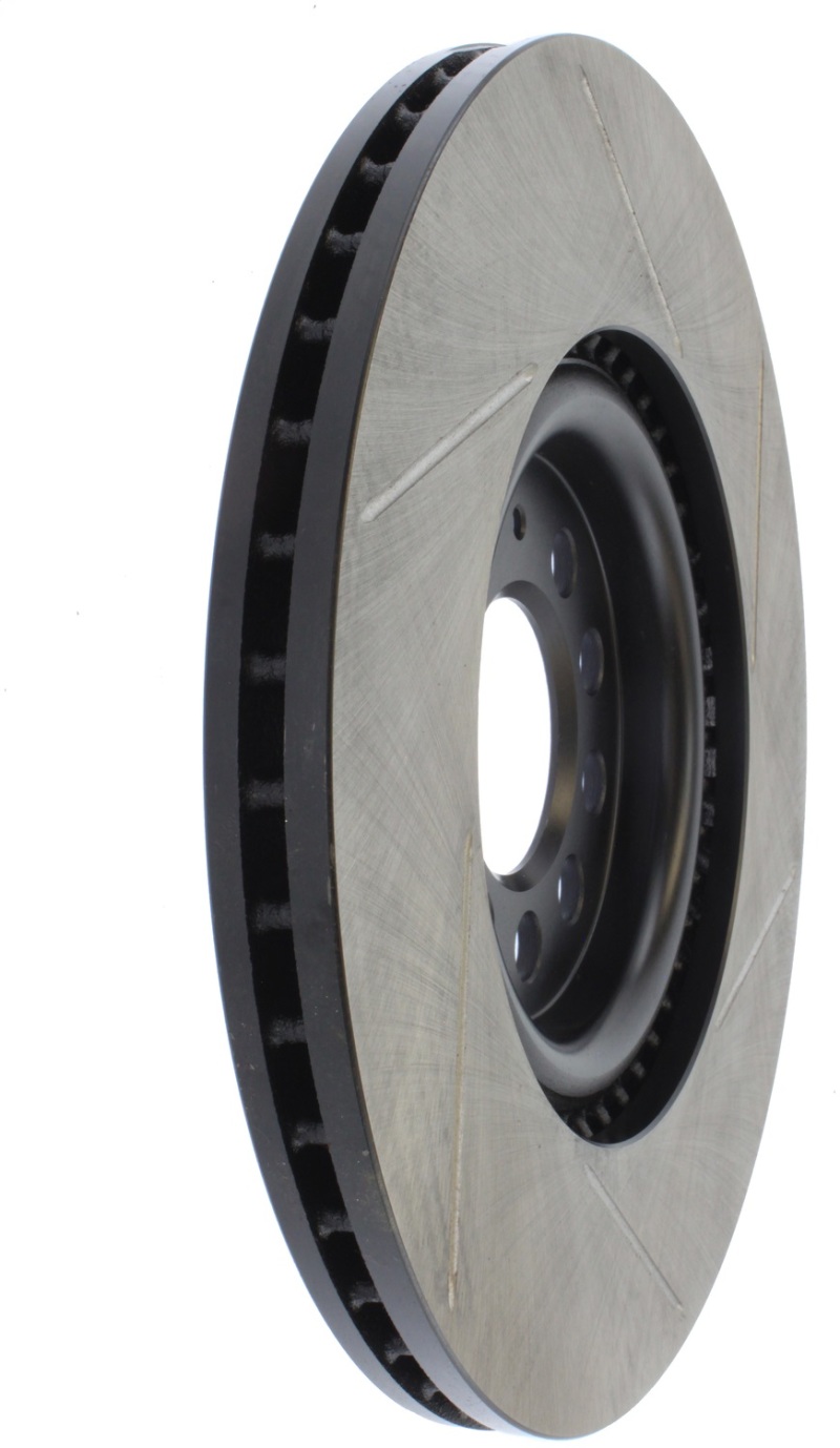 StopTech Power Slot 3/99-06 Audi TT/00-06 TT Quattro / 03-05 VW Golf GTi Right Front Slotted Rotor thumbnail 5