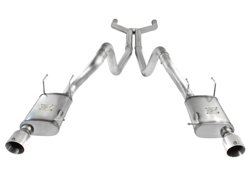 aFe MACH Force XP Cat-Back Exhaust 3in SS w/ Polished Tips 11-14 Ford Mustang GT V8 5.0L thumbnail 8