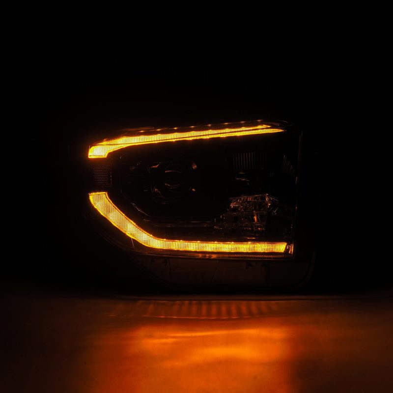 AlphaRex 14-21 Toyota Tundra PRO-Series Projector Headlights Black w/Seq. Sig. + DRL thumbnail 5