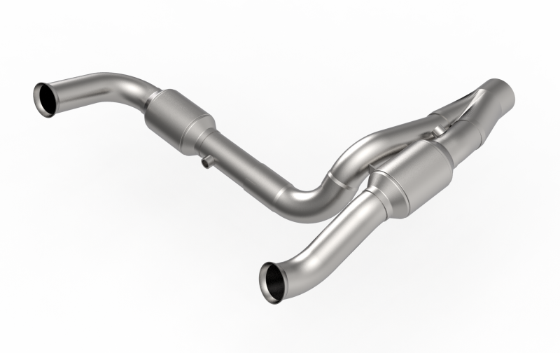 Kooks 07-18 Jeep Wrangler HEMI Swap 2.5in Stainless Steel GREEN Catted Y-Pipe thumbnail 5