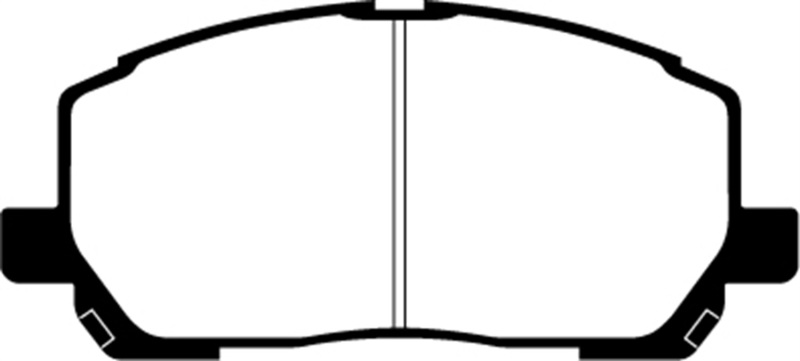 EBC 00-03 Toyota Highlander 2.4 2WD Yellowstuff Front Brake Pads thumbnail 6