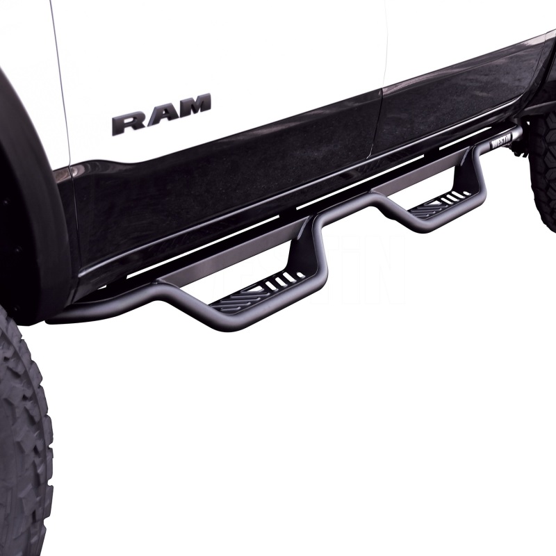 Westin 19-22 Ram 1500 Crew Cab (Excl. 19-22 Ram 1500 Classic) Outlaw Nerf Step Bars - Textured Black thumbnail 8