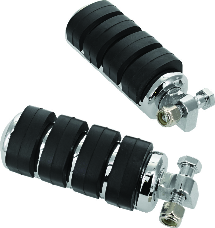 Kuryakyn ISO Pegs 8002 Foot Pegs, ISO, Large Style, Steel, Chrome, Harley-Davidson®, Pair thumbnail 5