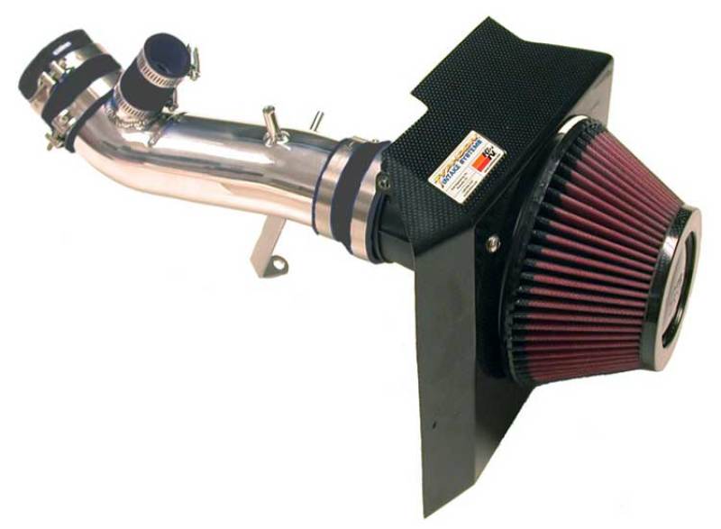 K&N 03-04 Evo 8 ONLY Polished Typhoon Short Ram Intake thumbnail 2