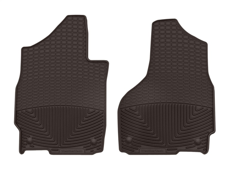 WT Rubber Mats - Front - Cocoa