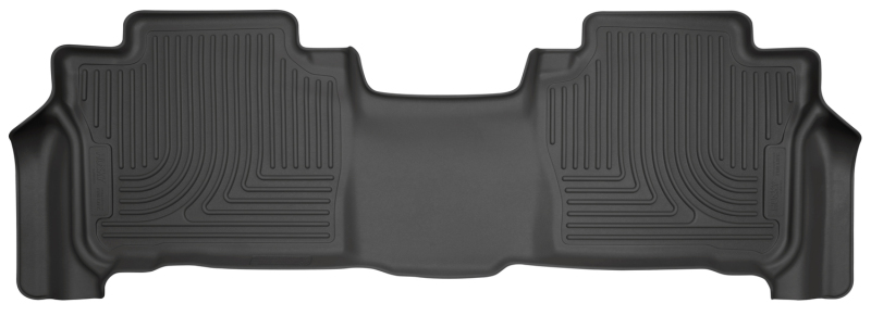 Husky Liners 13-16 Lexus LX570 / 13-16 Toyota Land Cruiser WeatherBeater 2nd Row Black Floor Liners thumbnail 5