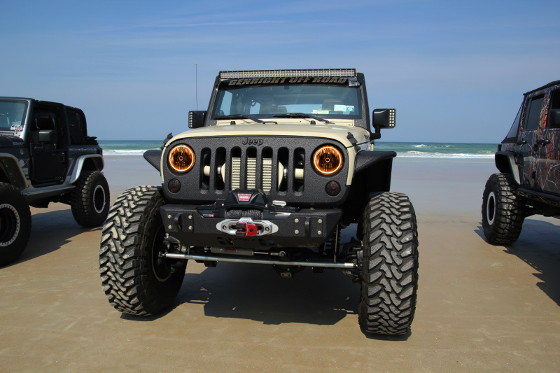 Oracle 07-17 Jeep Wrangler Surface Mount LED Headlight Halo Kit - Amber thumbnail 7
