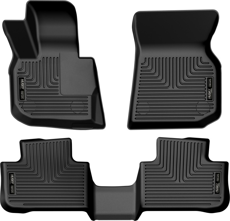 Husky Liners 18-23 BMW X3 Weatherbeater Black Front & 2nd Seat Floor Liners thumbnail 2