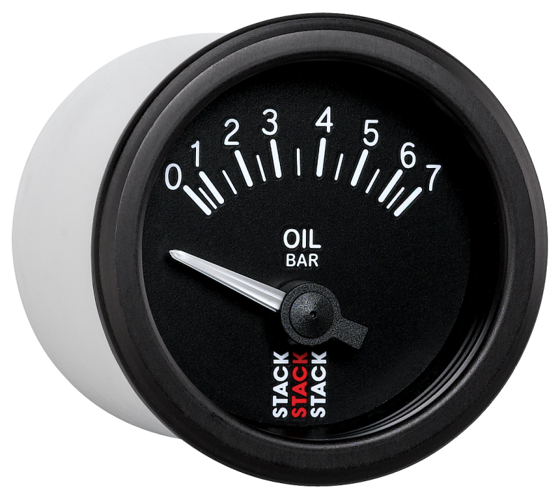 Autometer Stack 52mm 0-7 Bar M10 (M) Electric Oil Pressure Gauge - Black thumbnail 7