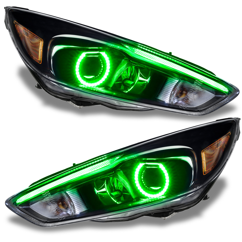 Oracle 15-17 Ford Focus RS/ST DRL Upgrade w/ Halo Kit - ColorSHIFT w/ BC1 Controller