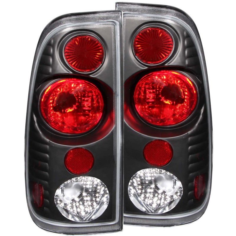 ANZO 1997-2003 Ford F-150 Taillights Black G2 thumbnail 5