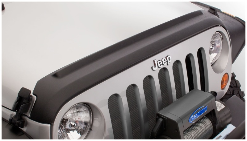 Bushwacker 07-18 Jeep Wrangler Trail Armor Hood and Tailgate Protector Excl Power Dome Hood - Black thumbnail 9
