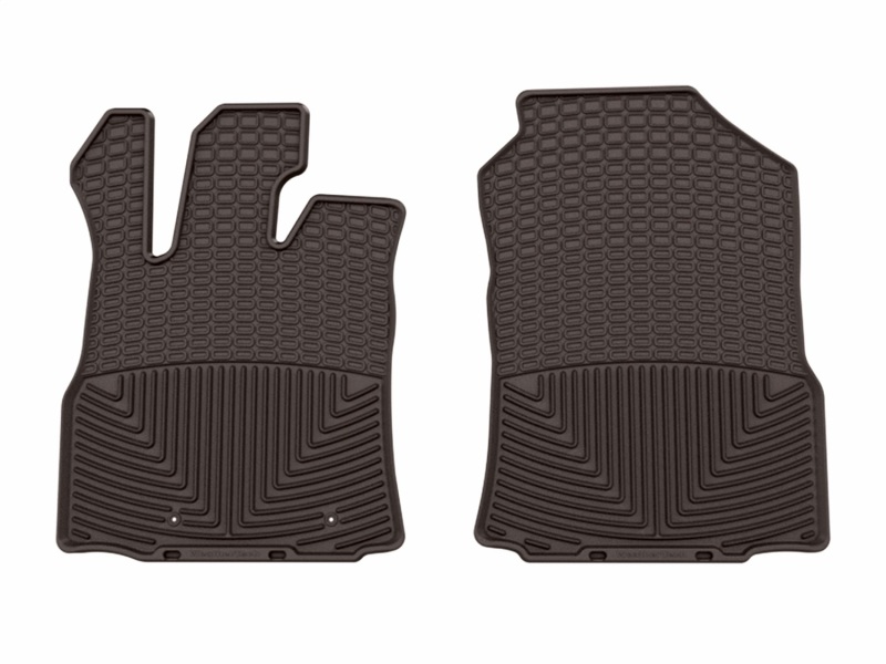WT Rubber Mats - Front - Cocoa