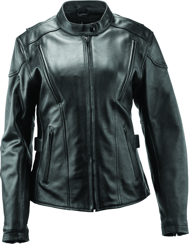 Kuryakyn Leather By River Road Race Leather Jacket Black Womens - XL thumbnail 2