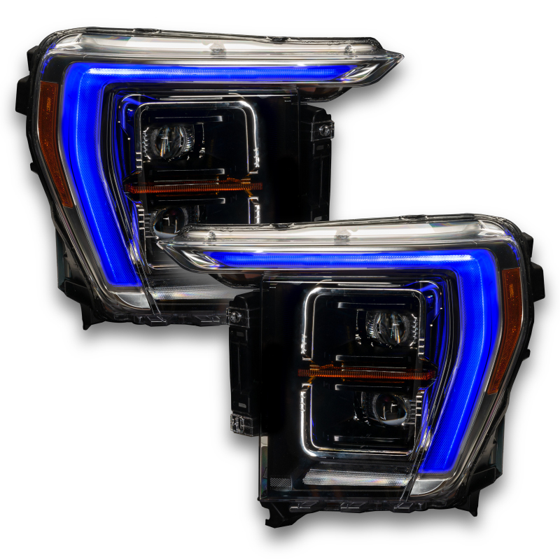 Oracle 21-22 Ford F-150 ColorSHIFT RGB+W Headlight DRL Upgrade Kit w/ No Controller thumbnail 9