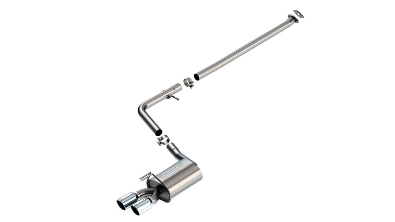 Borla 21-23 Hyundai Sonata SEL Plus/Limited 1.6L L4 (T) FWD S-Type Cat-Back Exhaust - Bright Chrome thumbnail 4