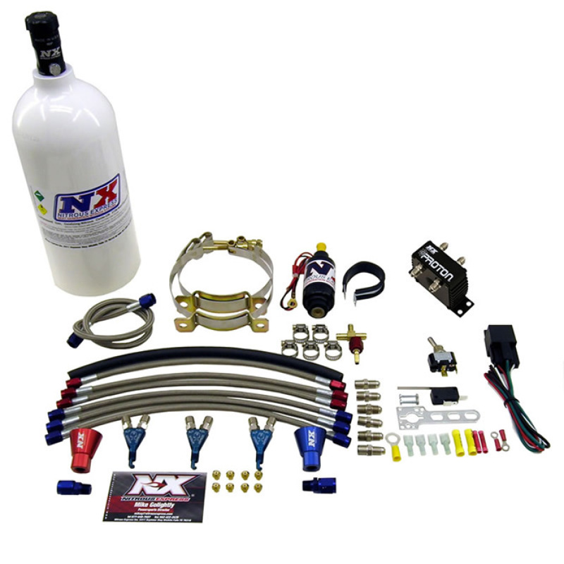 Nitrous Express Three Cyl Proton Nitrous Kit w/2.5lb Bottle thumbnail 3