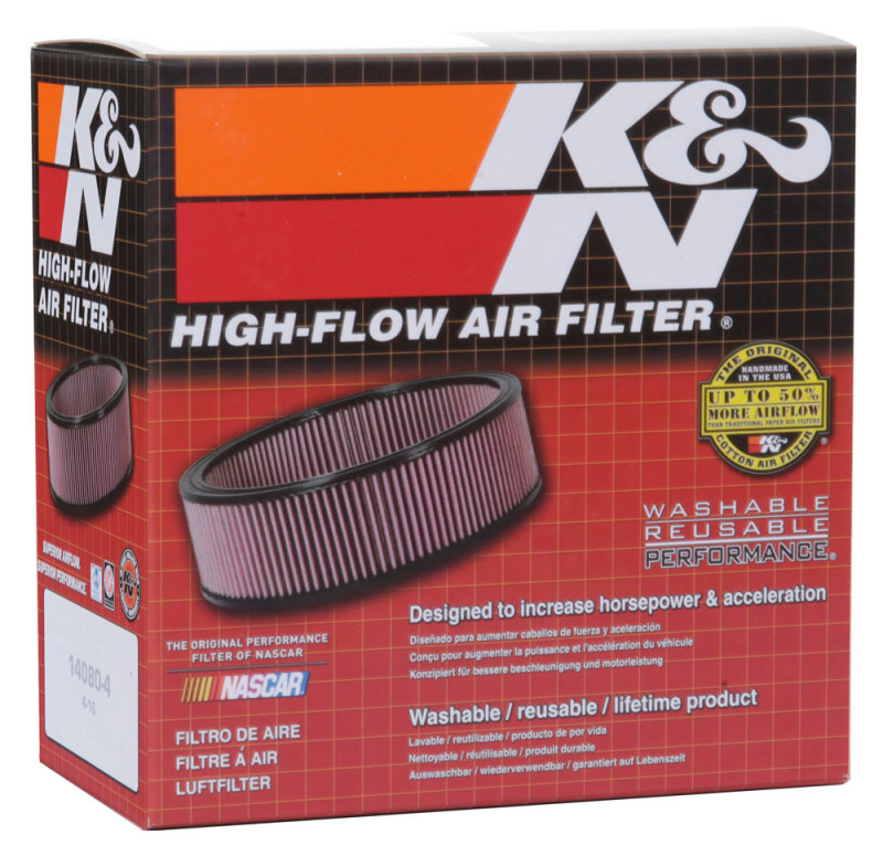 K&N Custom Racing Filter Assembly - Cotton Gauze - 1.75 in Height thumbnail 8