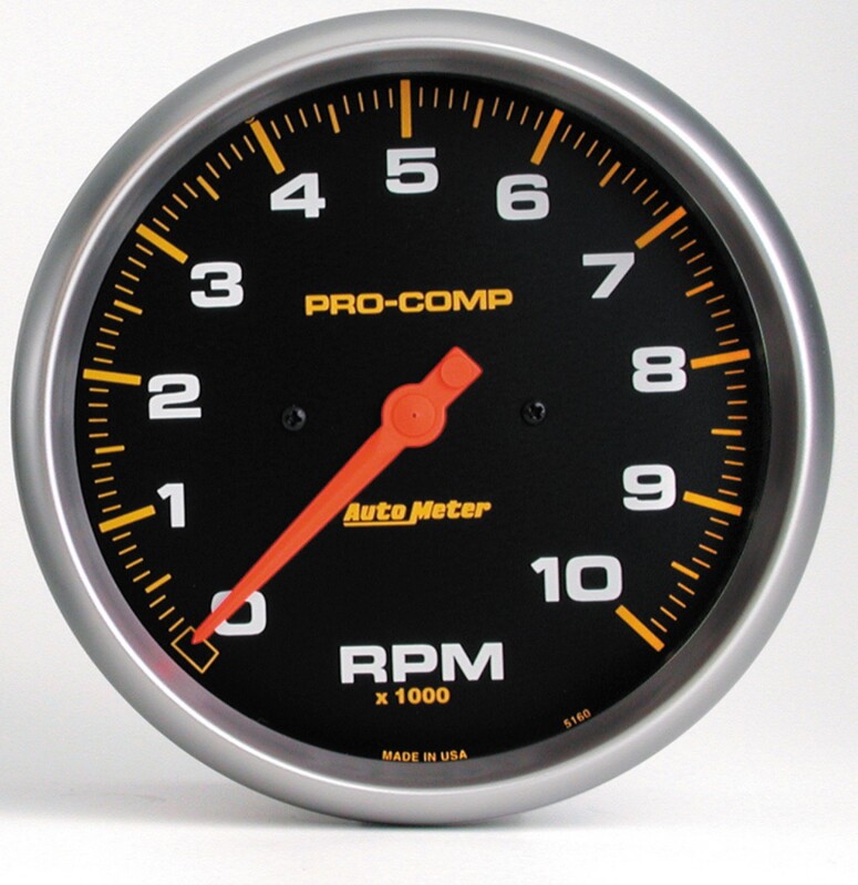 Autometer Pro-Comp In-Dash 10000 RPM Tachometer thumbnail 4