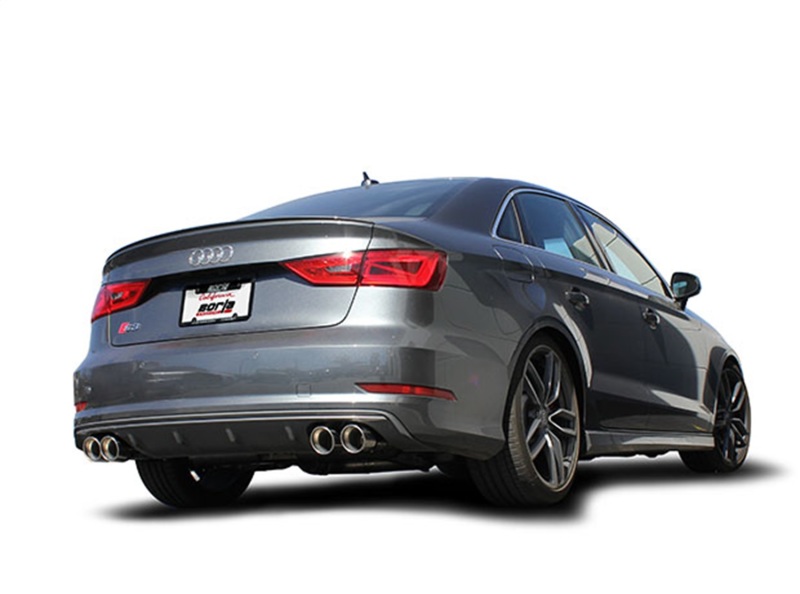 Borla 13-15 Audi S3 S-Type Dual Round Rolled Catback Exhaust thumbnail 7
