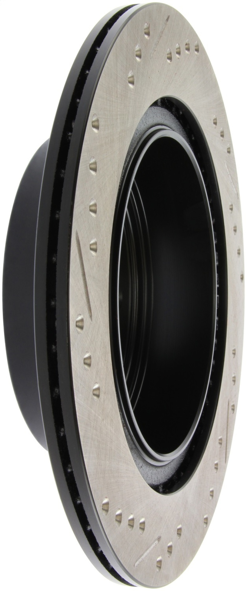 StopTech 06-07 350Z / 05-07 G35 / 06-07 G35X SportStop Slotted & Drilled Rear Left Rotor thumbnail 6