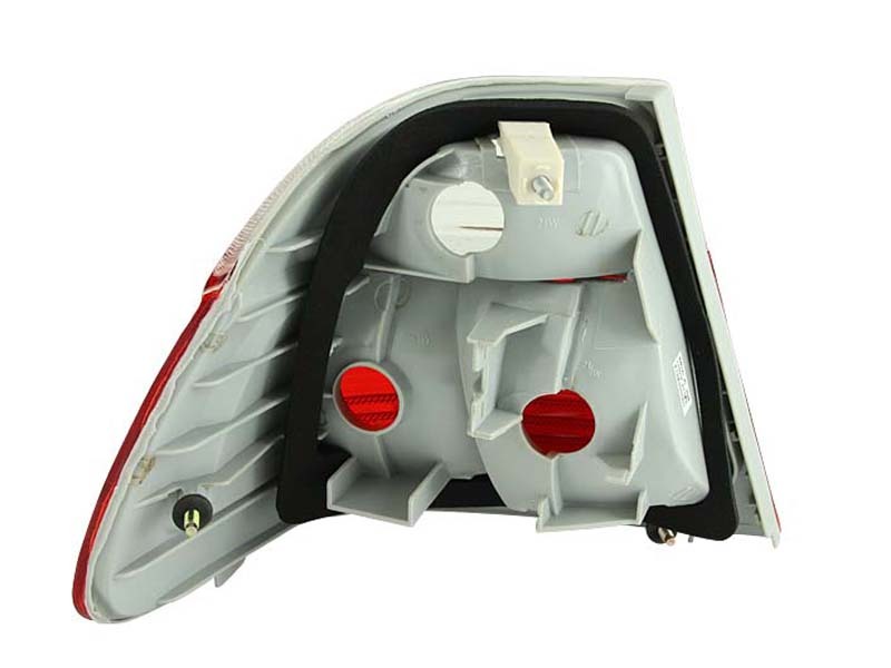 ANZO 1999-2001 BMW 3 Series E46 Taillights Red/Clear thumbnail 8