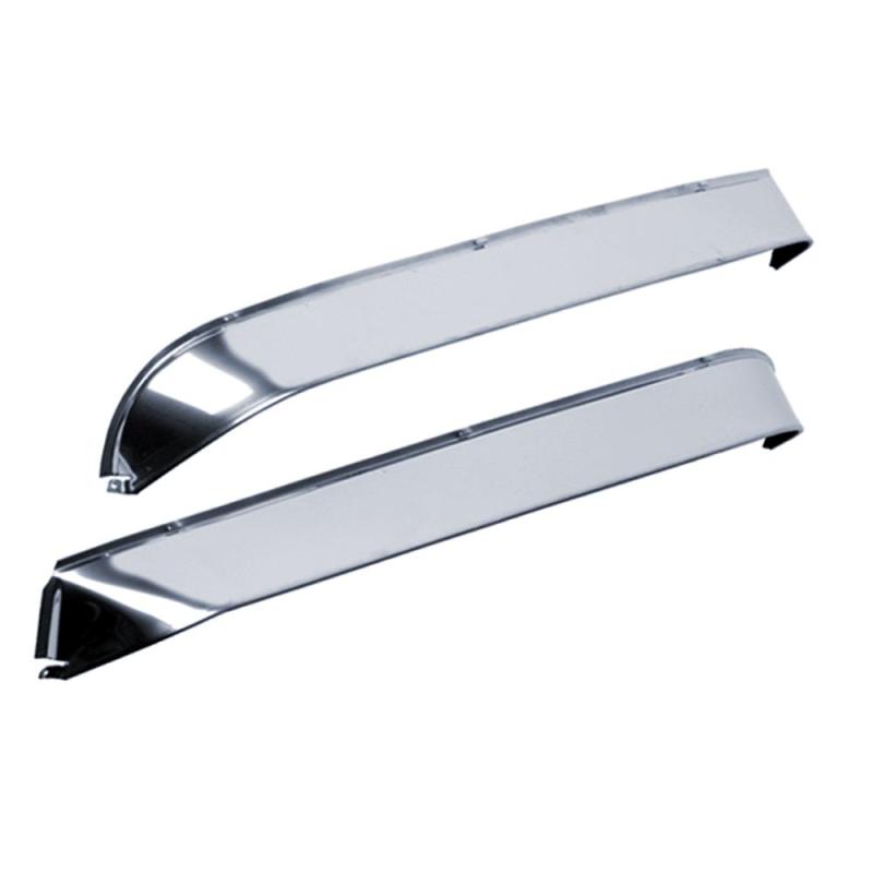 AVS 65-78 Volkswagen Beetle Ventshade Window Deflectors 2pc - Stainless thumbnail 6