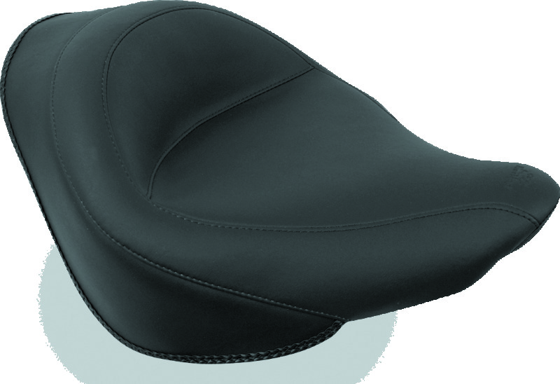 Mustang 06-17 Harley Softail Wide Tire (200mm) Wide Touring Solo Seat - Black