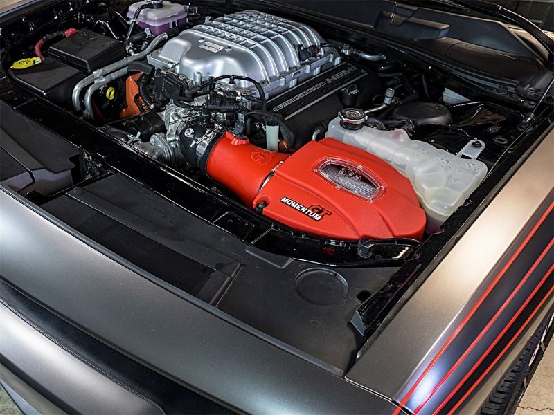 aFe Momentum GT Limited Edition Cold Air Intake 15-16 Dodge Challenger/Charger SRT Hellcat - Red thumbnail 8