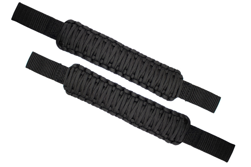 Universal Black Paracord Grab Handles for Head Rest FB55281