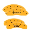 MGP 4 Caliper Covers Engraved Front Lincoln Engraved Rear MKX Yellow finish black ch thumbnail 8