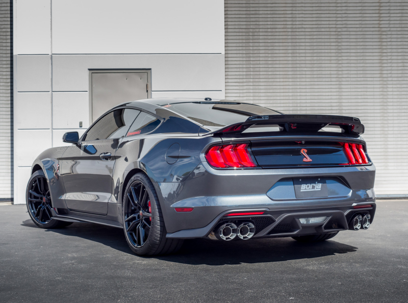 Borla 2020 Ford GT500 5.2L AT 3in ATAK CatBack Exhaust w/ Carbon Fiber Tips thumbnail 5