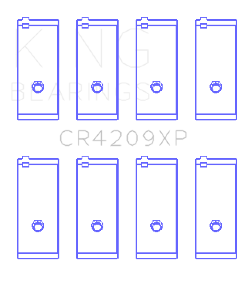 King Engine Bearings Toyota 3SGTE Performance Rod Bearing Set - Size STD thumbnail 4