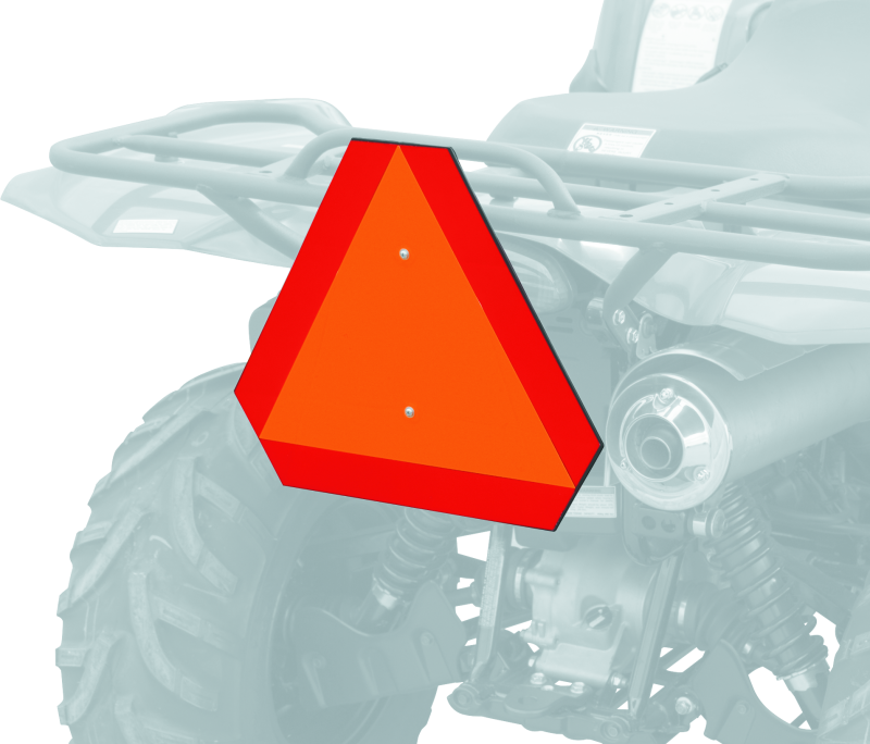 QuadBoss ATV Safety Emblem - Orange thumbnail 2