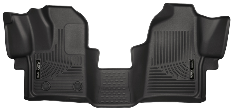 Husky Liners 2015 Ford Transit-150/Transit-250/Transit-350 WeatherBeater Front Black Floor Liners thumbnail 4