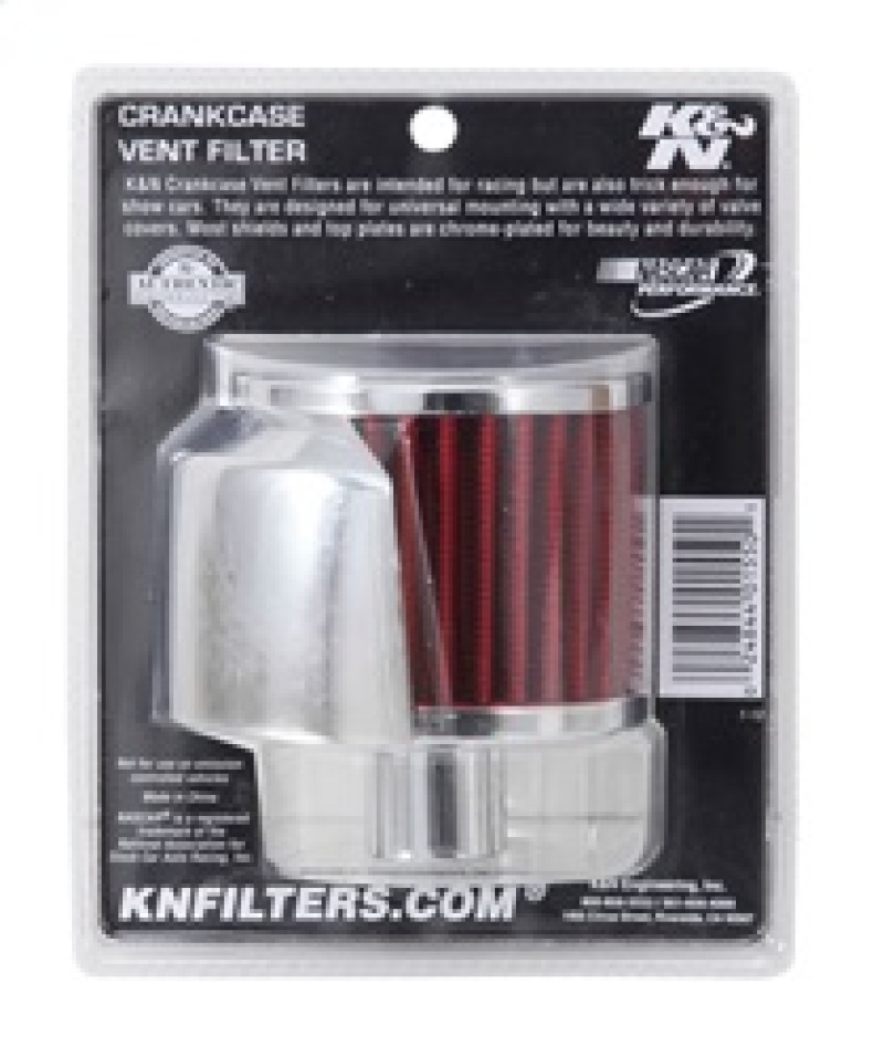 K&N 1.00in Flange ID x 3in OD x 2.5in Height Vent Filter thumbnail 8