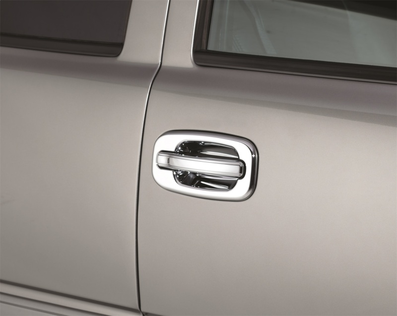 AVS 99-06 Chevy Tahoe (w/o Passenger Keyhole) Door Handle Covers (4 Door) 8pc Set - Chrome thumbnail 6
