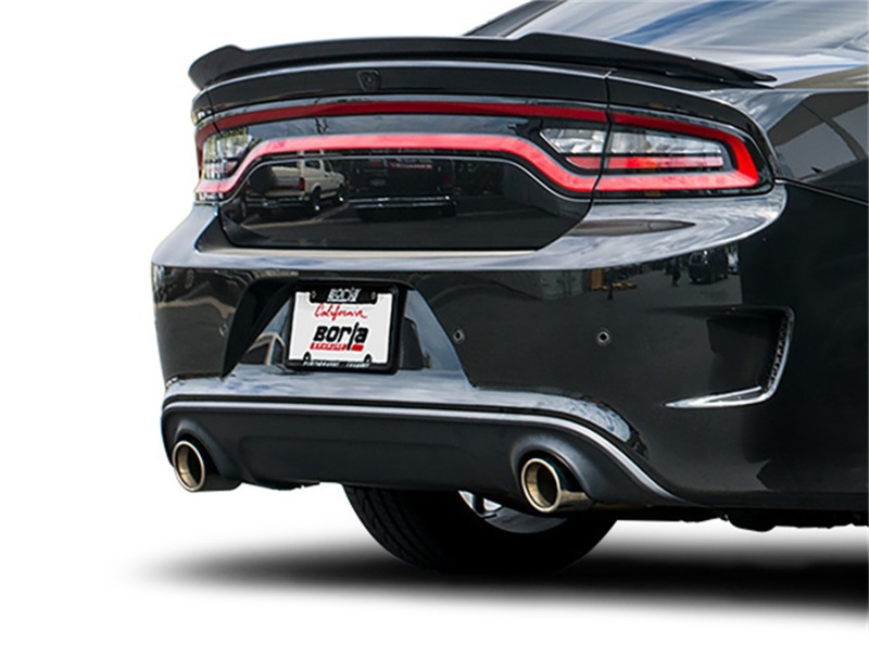 Borla 2015 Dodge Charger Hellcat 6.2L V8 ATAK Catback Exhaust w/ Valves No Tips Factory Valance thumbnail 2