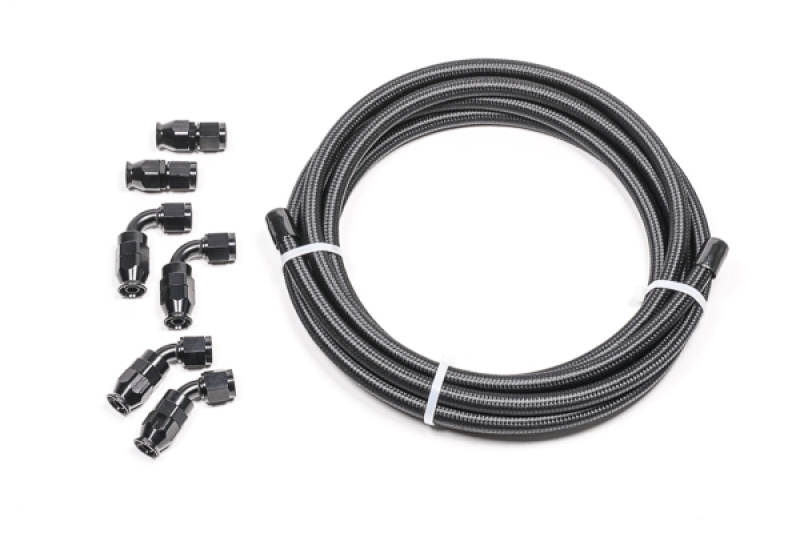 Radium Engineering 8AN Universal PTFE Hose Kit - Black Carbon