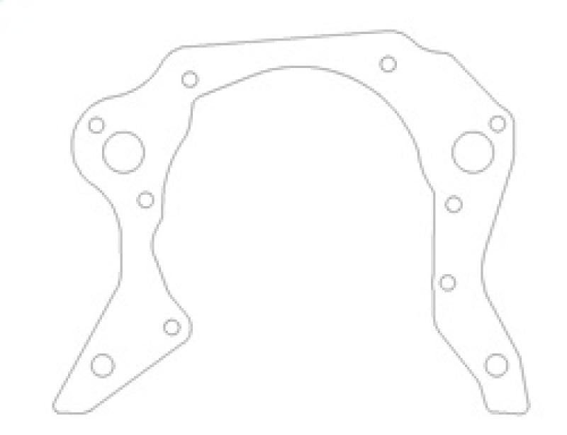 Cometic Ford Windsor .020in Rubber Coated Steel Timing Cover Gasket - SVO thumbnail 6