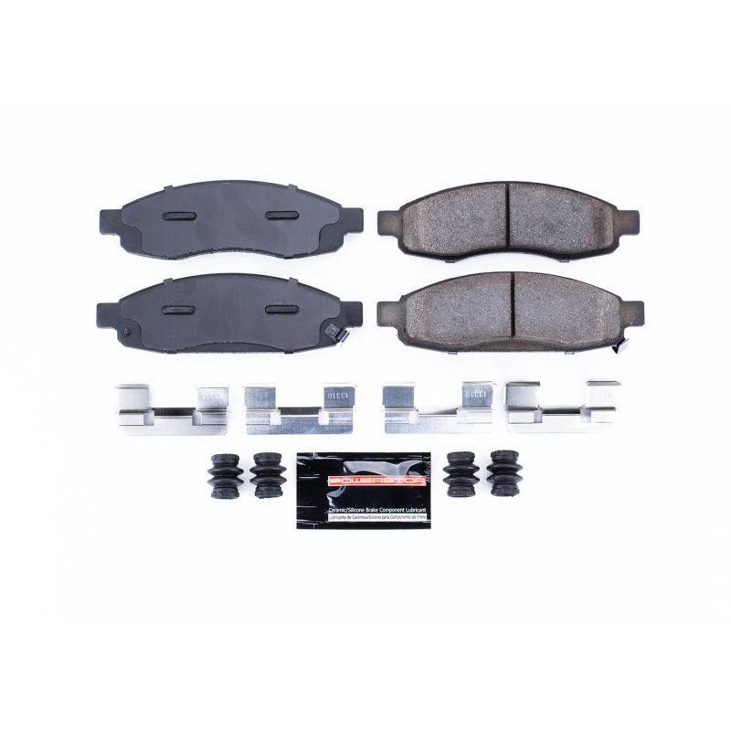 Power Stop 05-07 Nissan Titan Front Z23 Coated Kit w/Calipers (2x psbJBR1161EVC, 1x psbZ23-1183, 1x psbS2982) thumbnail 4