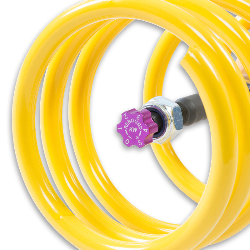 KW Variant 2 Coilover Kits for 2001-2008 M3 - 15220023 Springs/Struts, 2, Natural/Yellow, Front and Rear, BMW, M3, L6/V8, Kit thumbnail 9