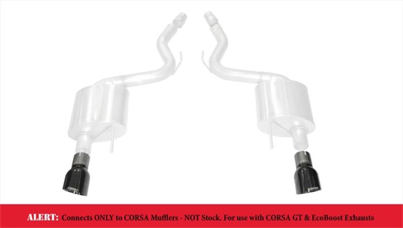 Corsa 2015-2025 Ford Mustang GT 3.0in Inlet / 4.5in Outlet Black PVD Tip Kit (For Corsa ExhaustOnly) thumbnail 7