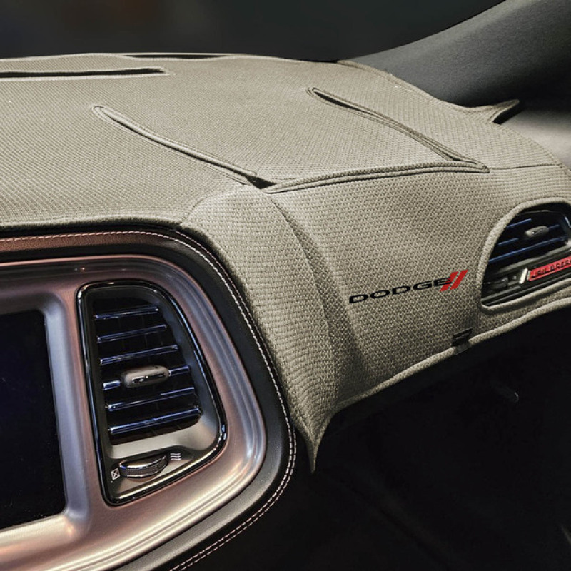 Covercraft 08-14 Dodge Challenger Limited Edition Custom Dash Cover with Dodge Logo