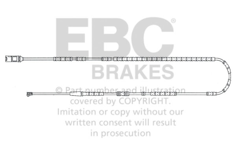 EBC 2010-2016 BMW Z4 3.0L (E89) Rear Wear Leads thumbnail 3