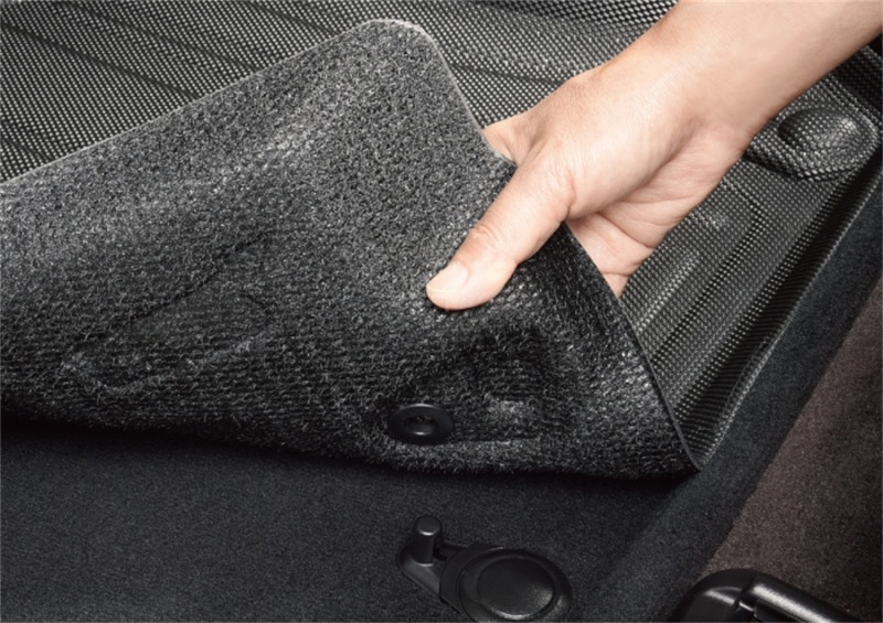 3D MAXpider 19-21 Porsche Cayenne 2021 Cayenne GTS Elegant Hybrid 1st Row Floormat - Black thumbnail 2