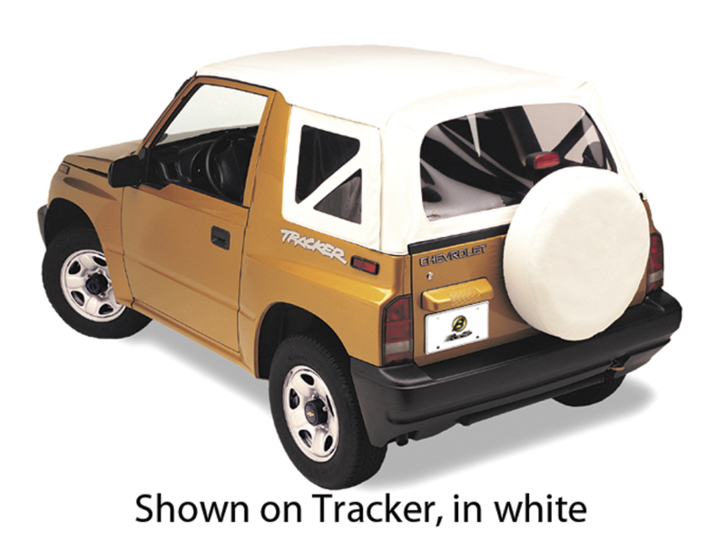 Bestop 89-94 Tracker/Sidekick Replace A-Top (Black Denim Clear Windows No Door Skins Included)