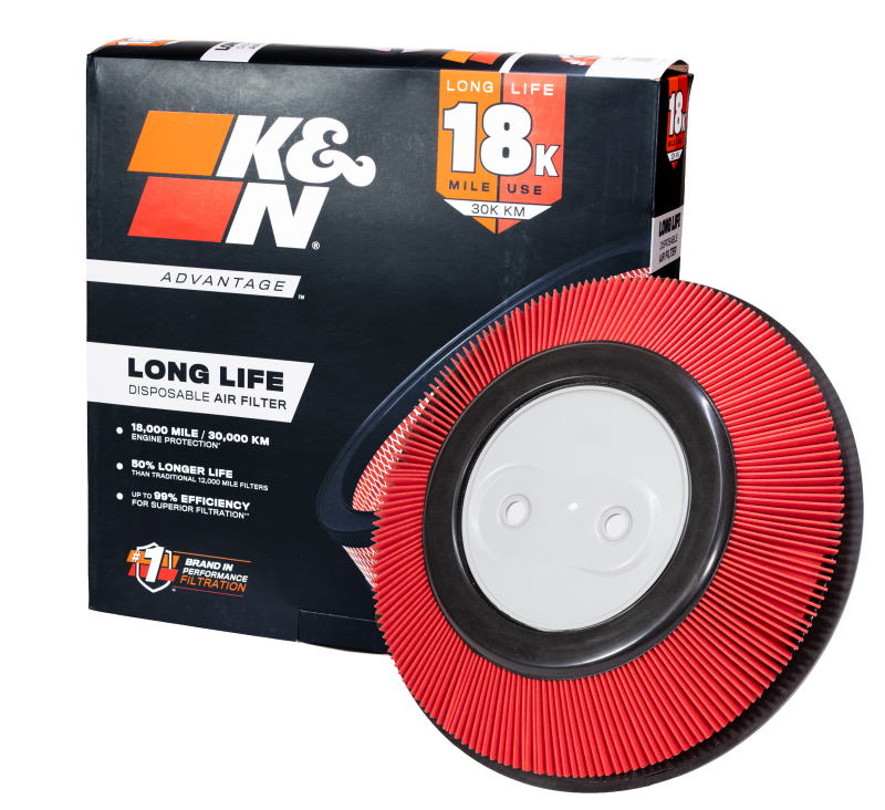 K&N Advantage Air Filter 18K Miles Nissan Pickup L4-2.4L F/I 1990-2004 thumbnail 3
