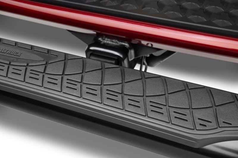 Go Rhino 4in Oval Hitch Step - Black