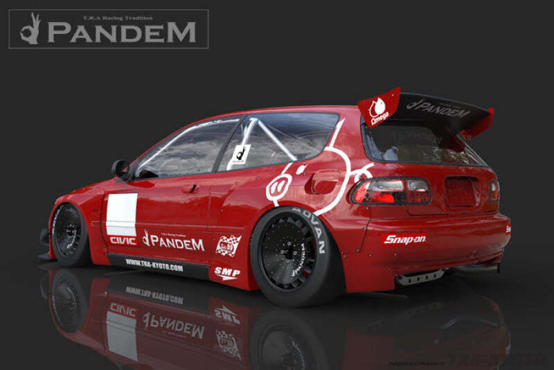 GReddy 92-95 Honda Civic Rocket Bunny Full Wide-Body Aero Kit thumbnail 8